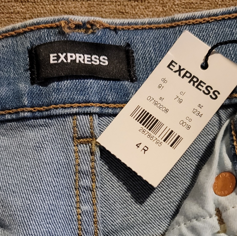 Express High Rise Hyper Stretch Denim Jeans - Picture 13 of 15